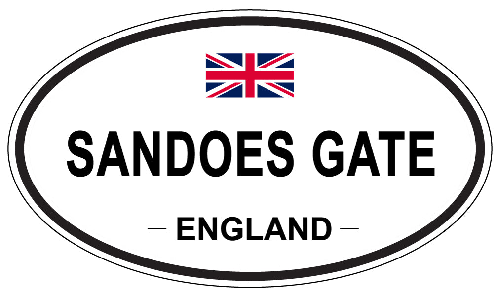 SANDOES GATE, England - Oval Magnet