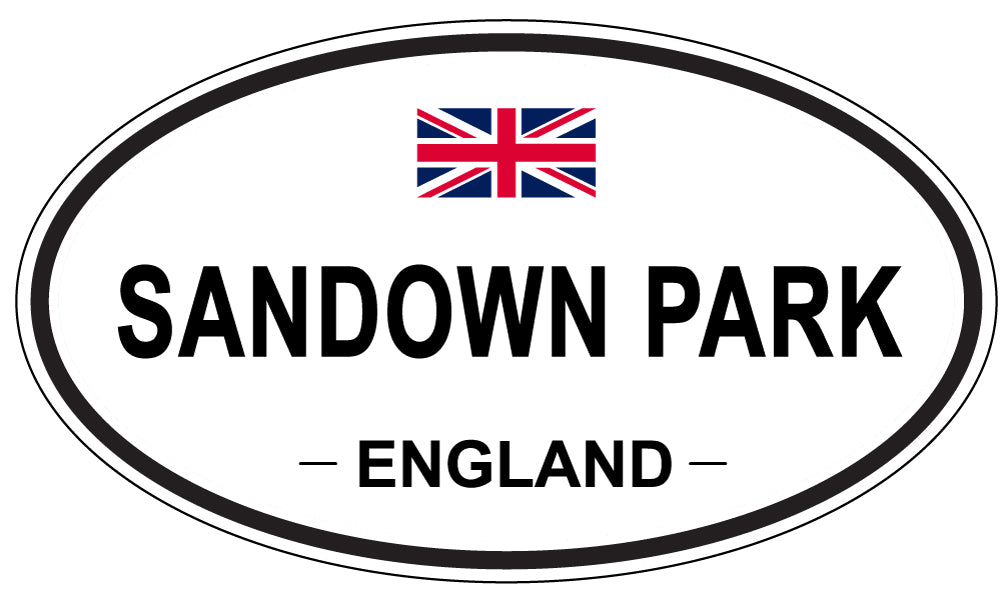 SANDOWN PARK, England - Oval Magnet