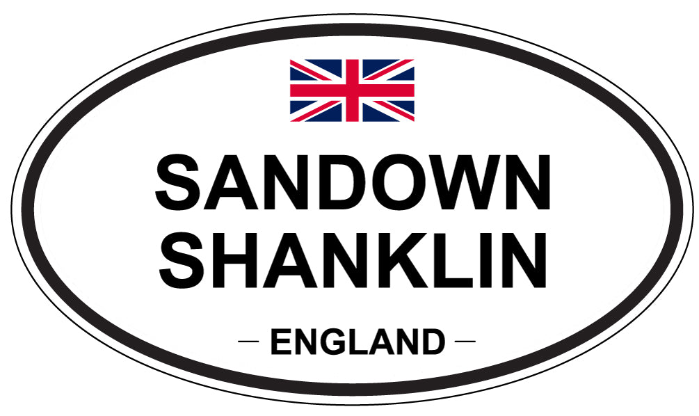 SANDOWN SHANKLIN, England - Oval Magnet