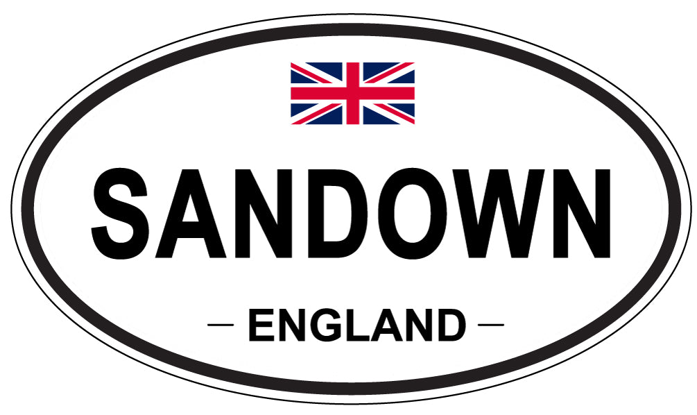 SANDOWN, England - Oval Magnet