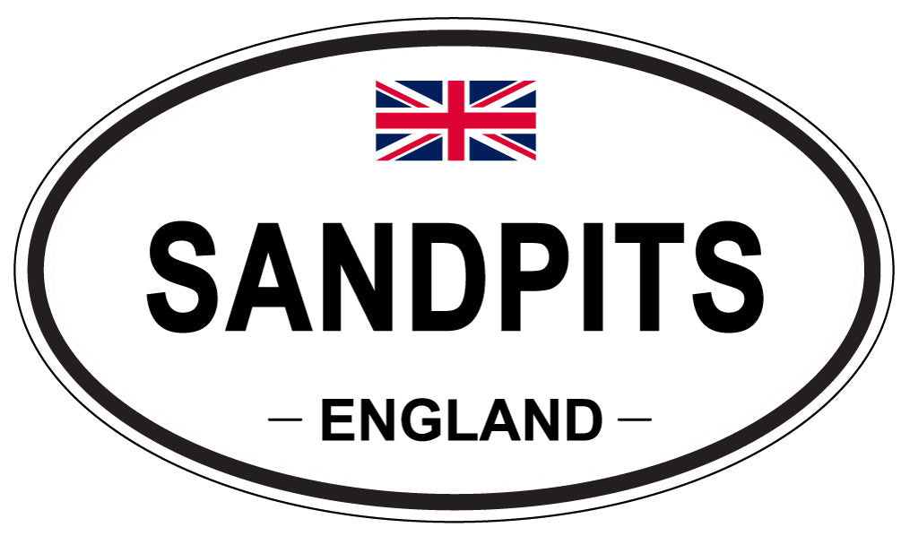 SANDPITS, England - Oval Magnet