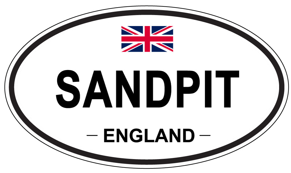 SANDPIT, England - Oval Magnet
