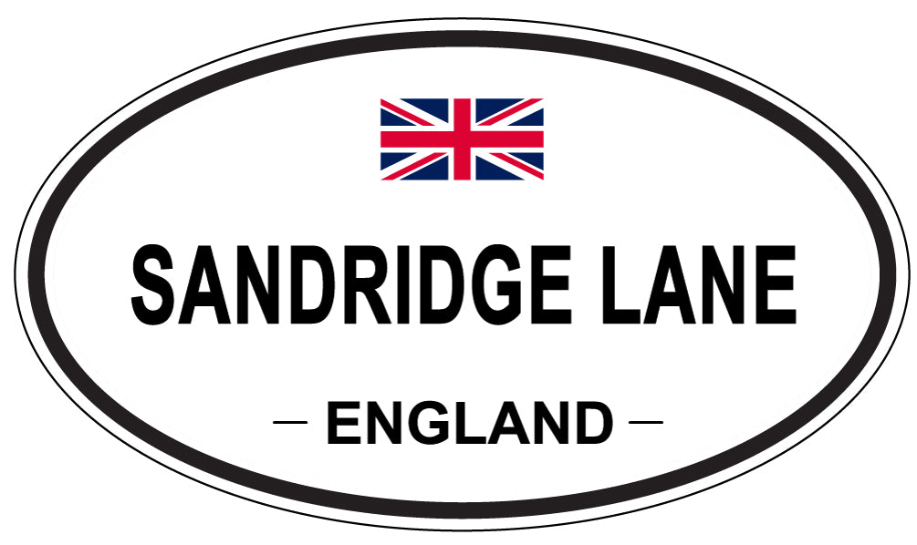 SANDRIDGE LANE, England - Oval Magnet