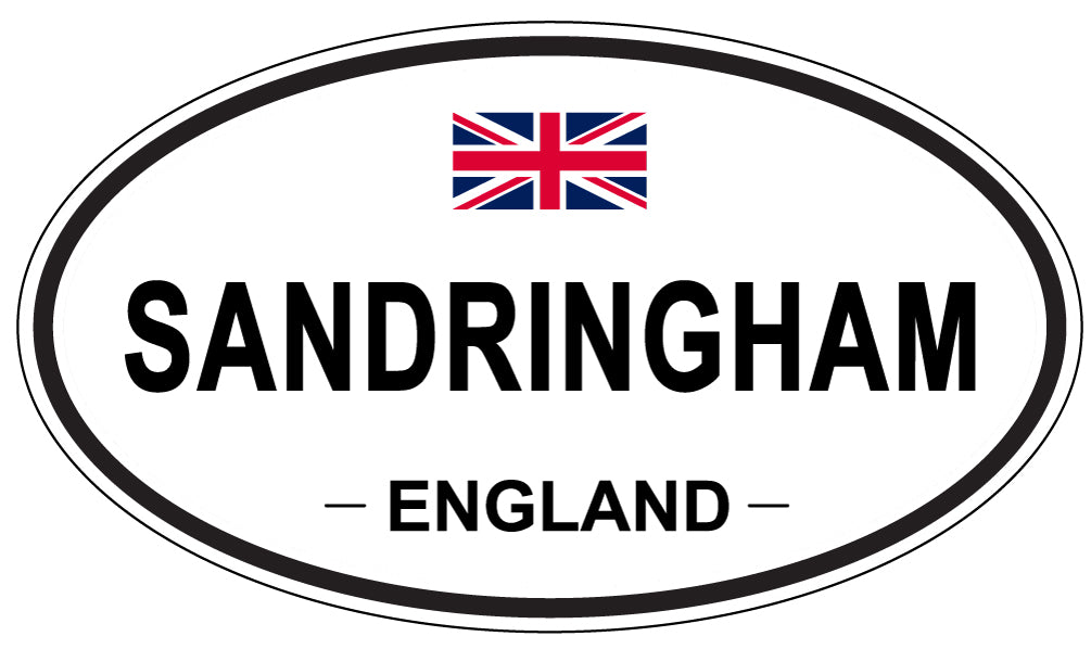 SANDRINGHAM, England - Oval Magnet