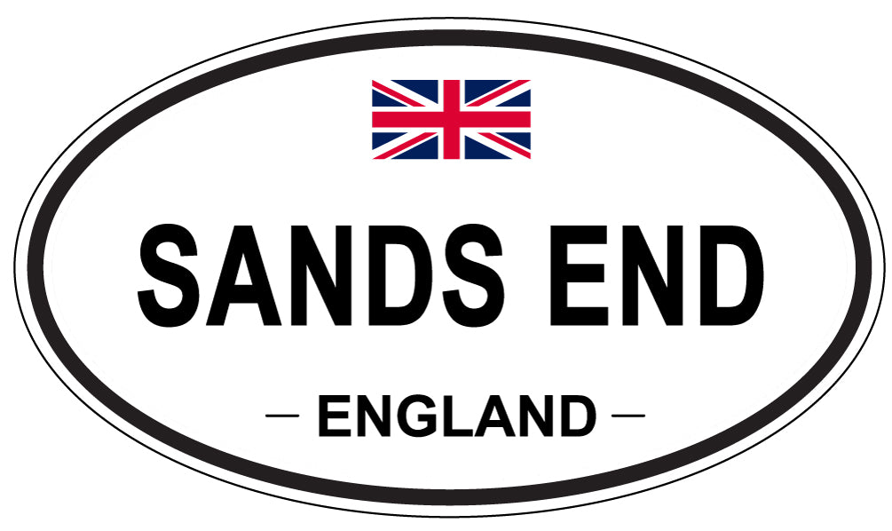 SANDS END, England - Oval Magnet