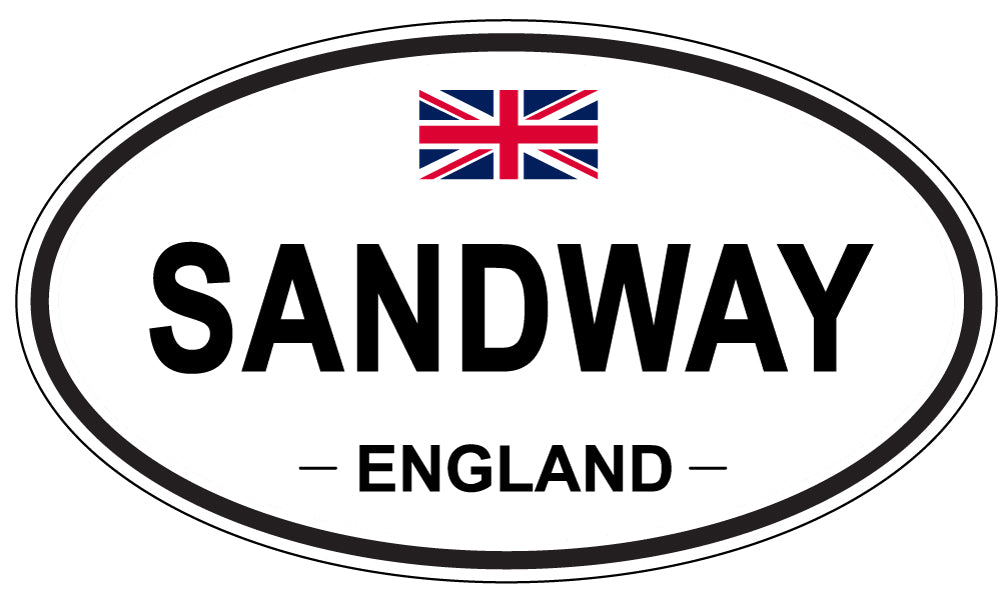 SANDWAY, England - Oval Magnet