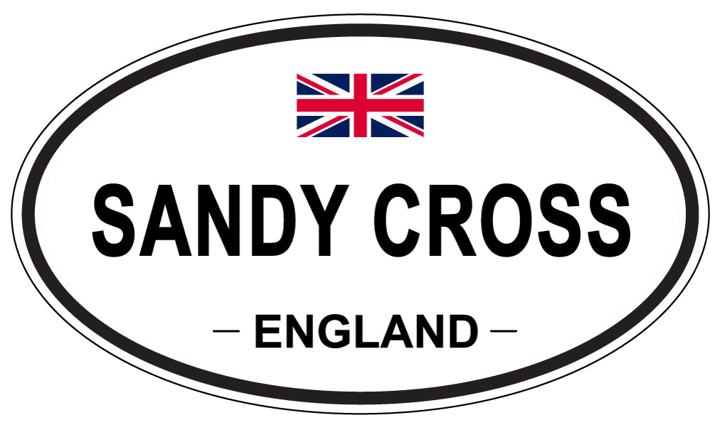 SANDY CROSS, England - Oval Magnet