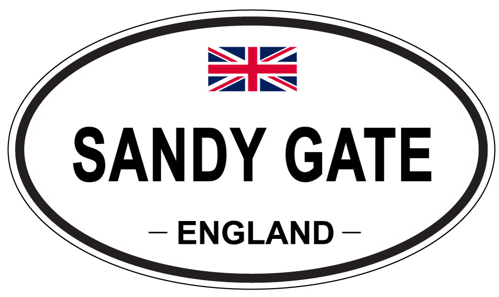 SANDY GATE, England - Oval Magnet