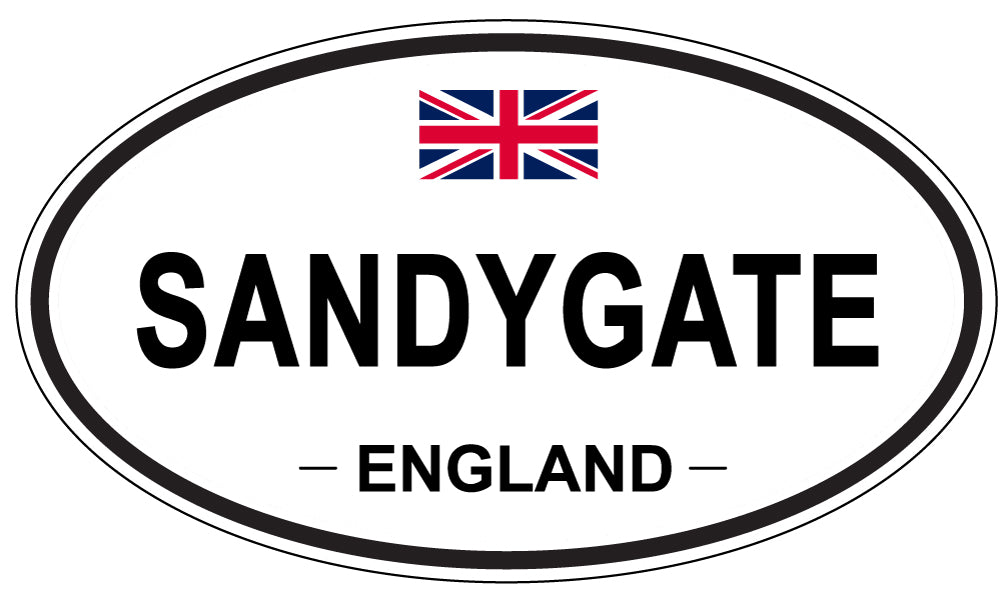 SANDYGATE, England - Oval Magnet