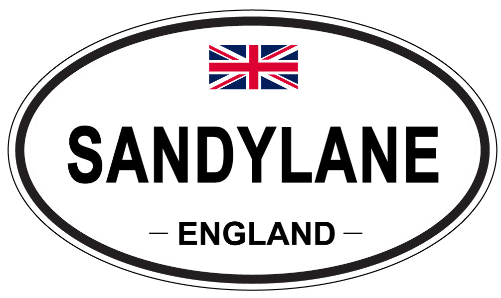 SANDYLANE, England - Oval Magnet