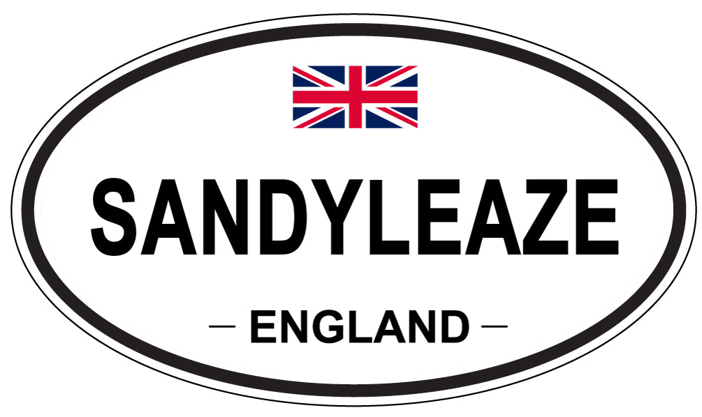 SANDYLEAZE, England - Oval Magnet