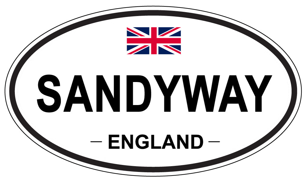 SANDYWAY, England - Oval Magnet