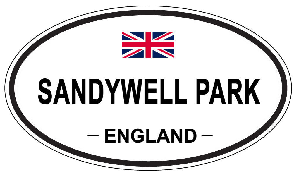 SANDYWELL PARK, England - Oval Magnet