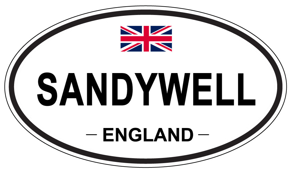 SANDYWELL, England - Oval Magnet