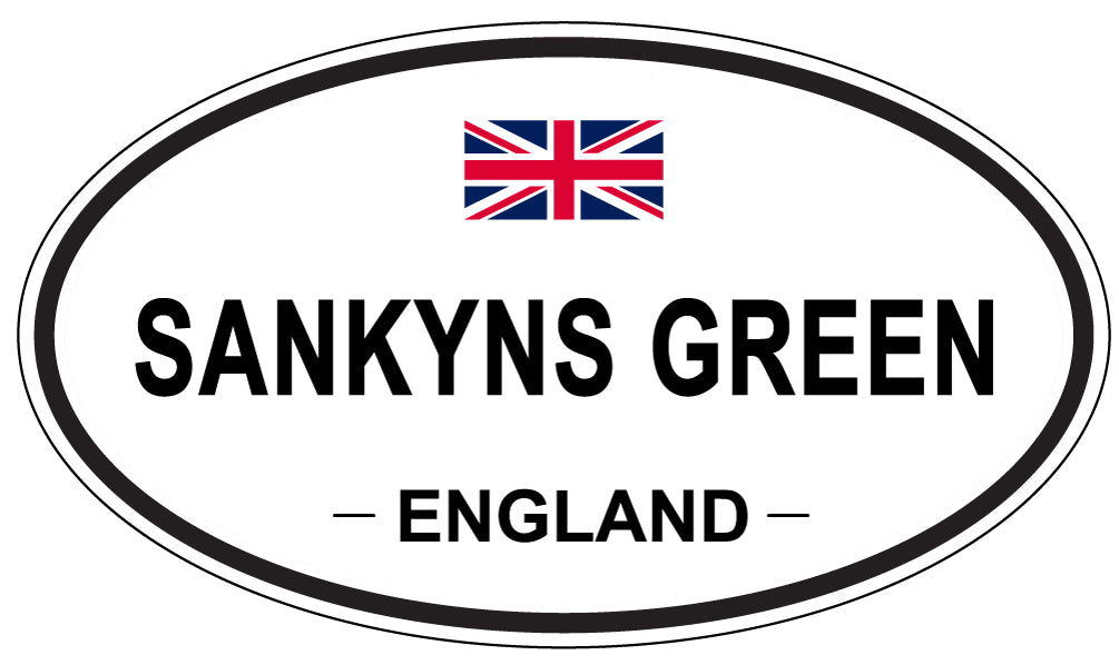 SANKYNS GREEN, England - Oval Magnet