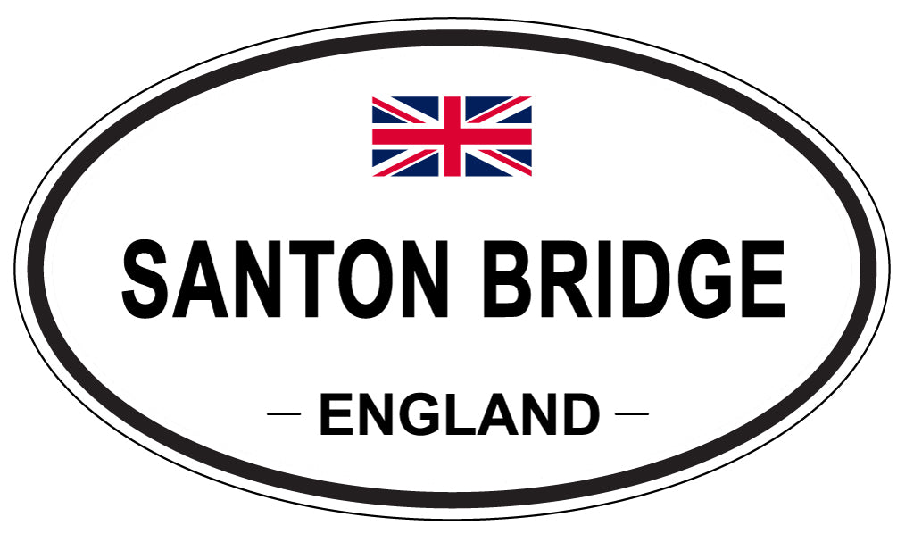 SANTON BRIDGE, England - Oval Magnet