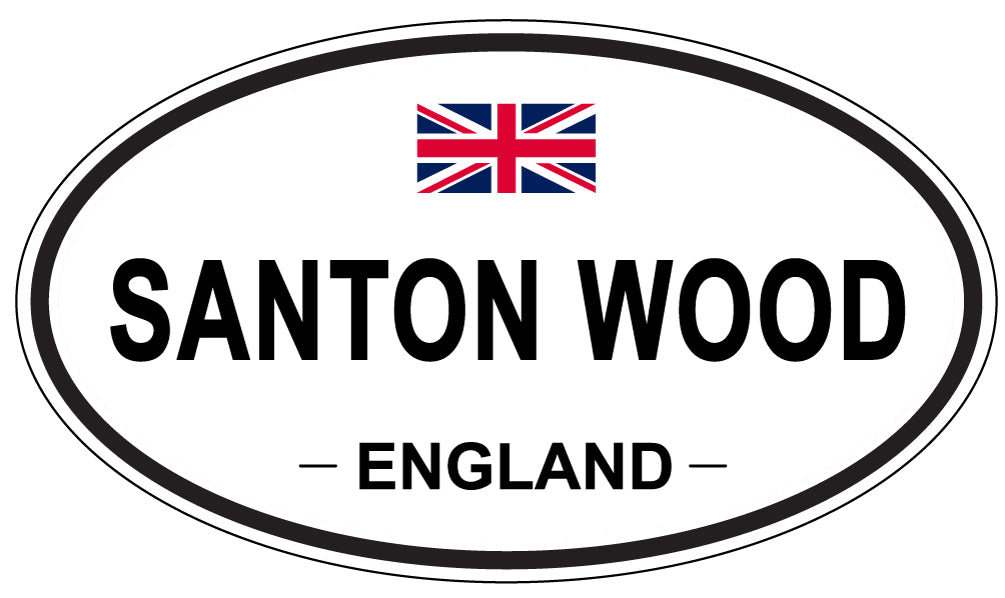 SANTON WOOD, England - Oval Magnet