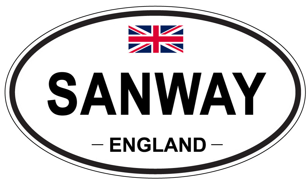 SANWAY, England - Oval Magnet