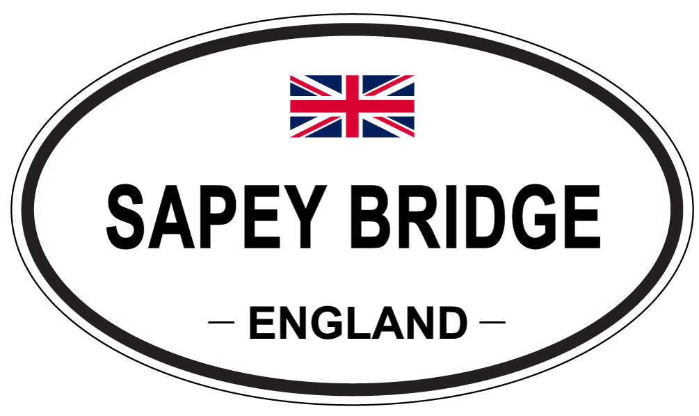SAPEY BRIDGE, England - Oval Magnet
