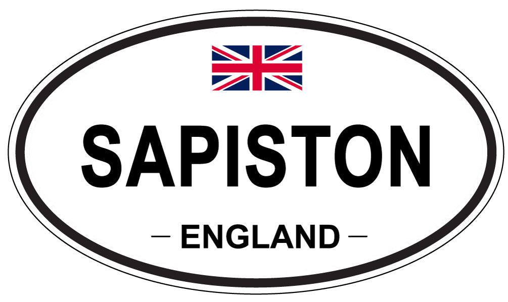 SAPISTON, England - Oval Magnet