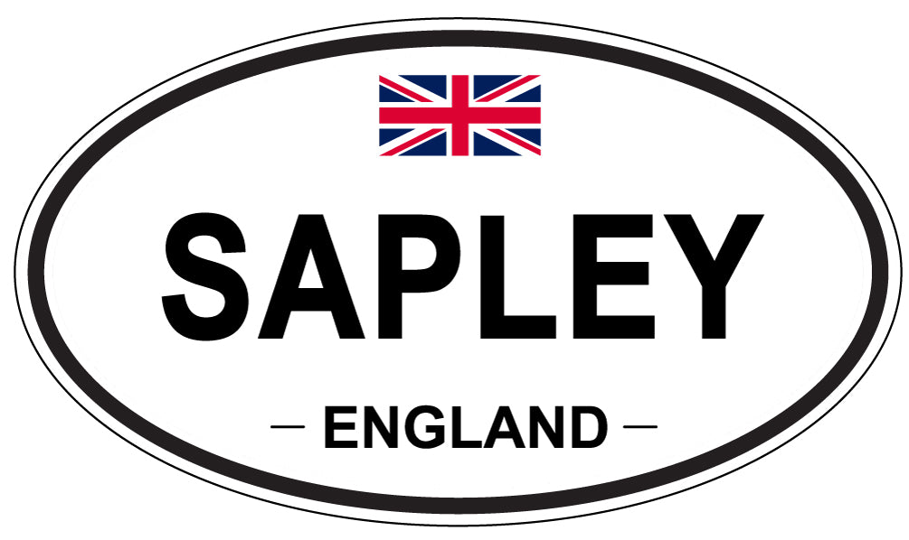 SAPLEY, England - Oval Magnet