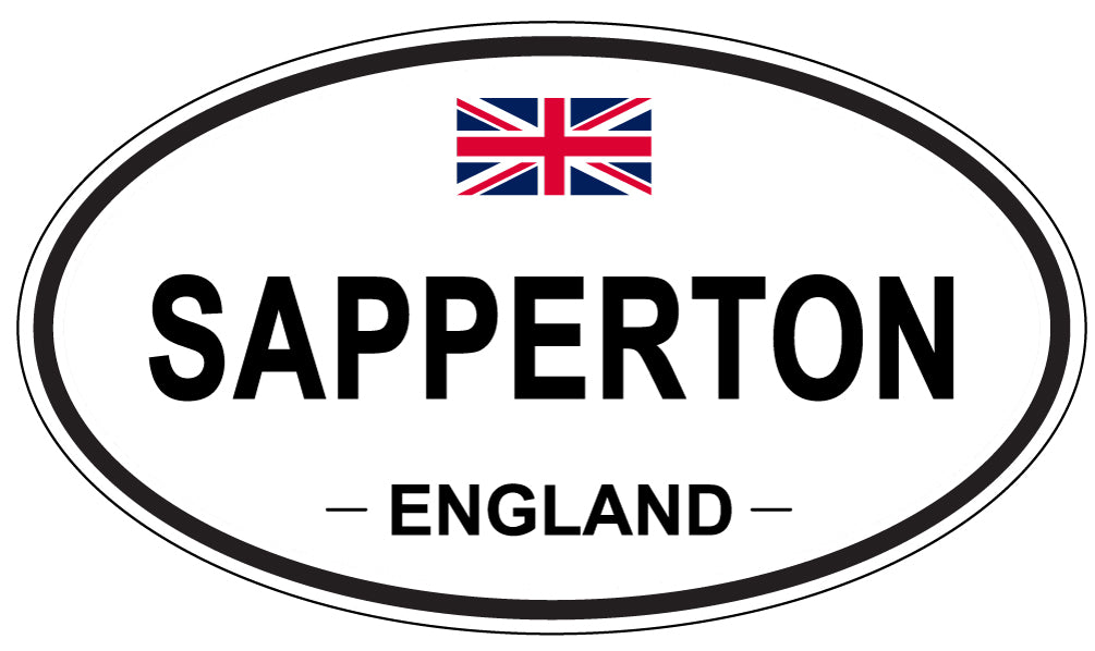 SAPPERTON, England - Oval Magnet