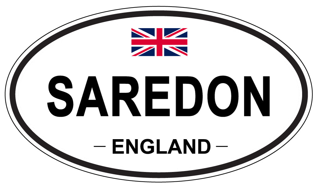SAREDON, England - Oval Magnet