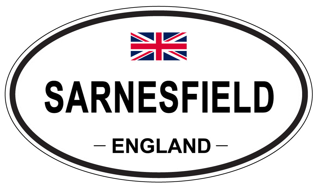 SARNESFIELD, England - Oval Magnet