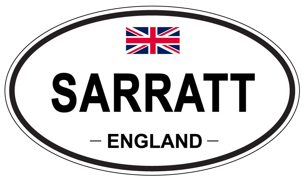 SARRATT, England - Oval Magnet