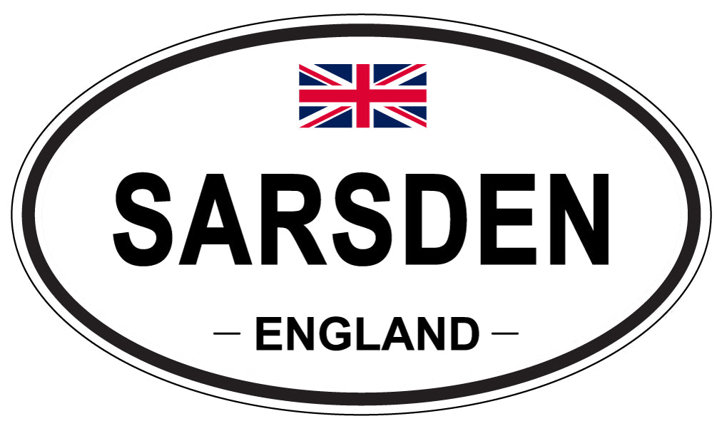 SARSDEN, England - Oval Magnet