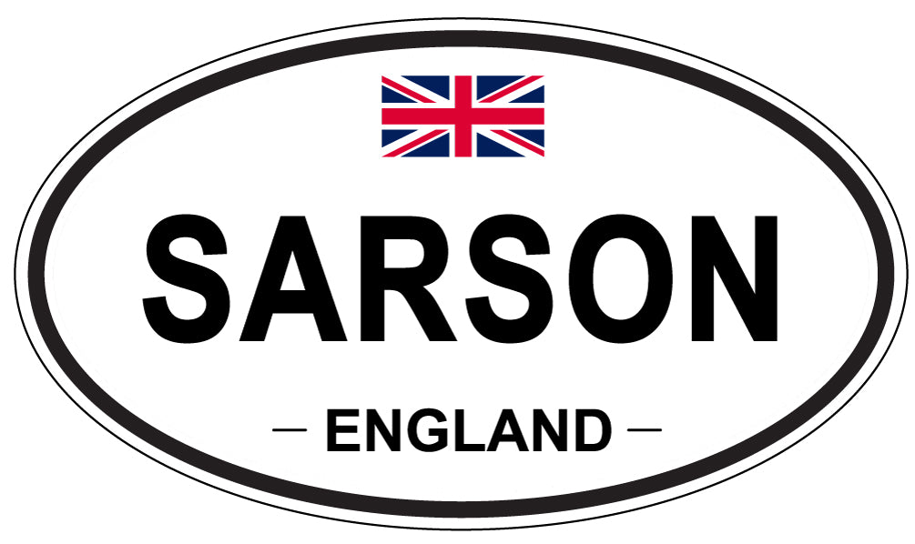 SARSON, England - Oval Magnet