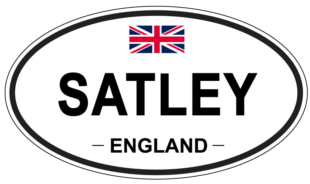 SATLEY, England - Oval Magnet