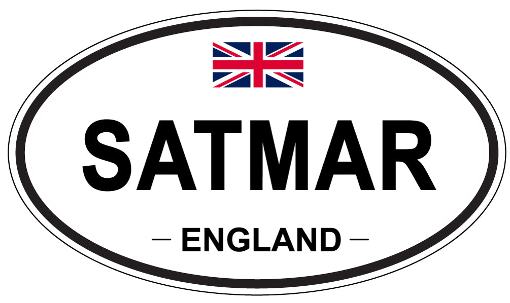 SATMAR, England - Oval Magnet