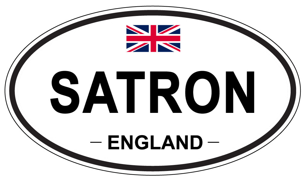 SATRON, England - Oval Magnet