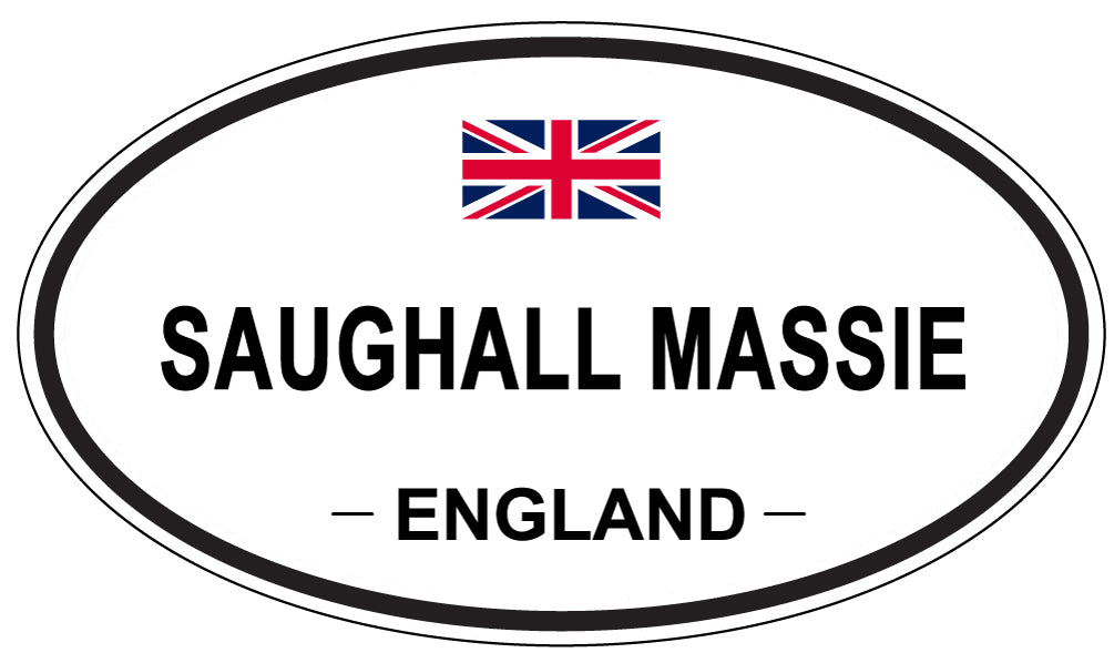 SAUGHALL MASSIE, England - Oval Magnet