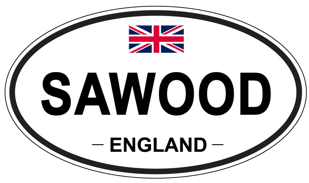 SAWOOD, England - Oval Magnet