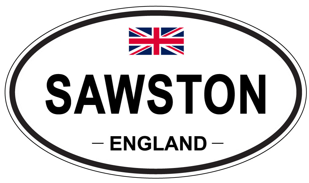 SAWSTON, England - Oval Magnet