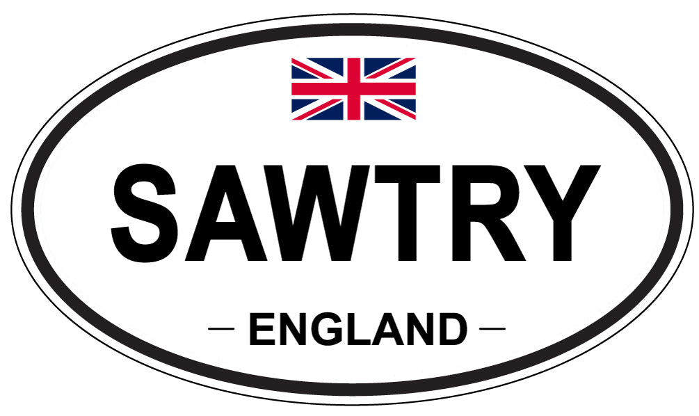 SAWTRY, England - Oval Magnet