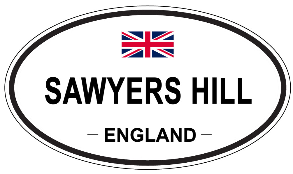 SAWYERS HILL, England - Oval Magnet