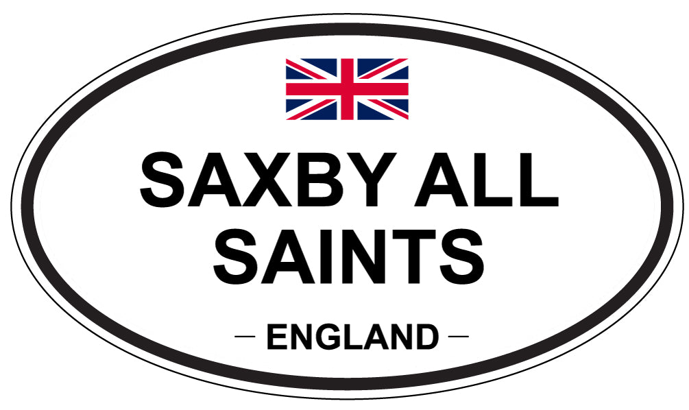 SAXBY ALL SAINTS, England - Oval Magnet