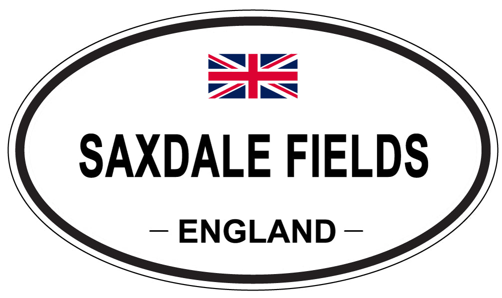 SAXDALE FIELDS, England - Oval Magnet