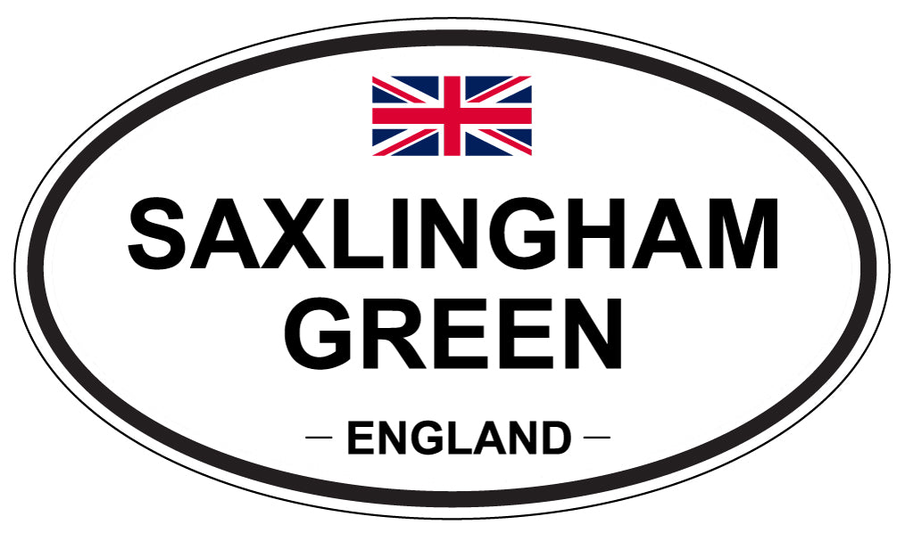 SAXLINGHAM GREEN, England - Oval Magnet