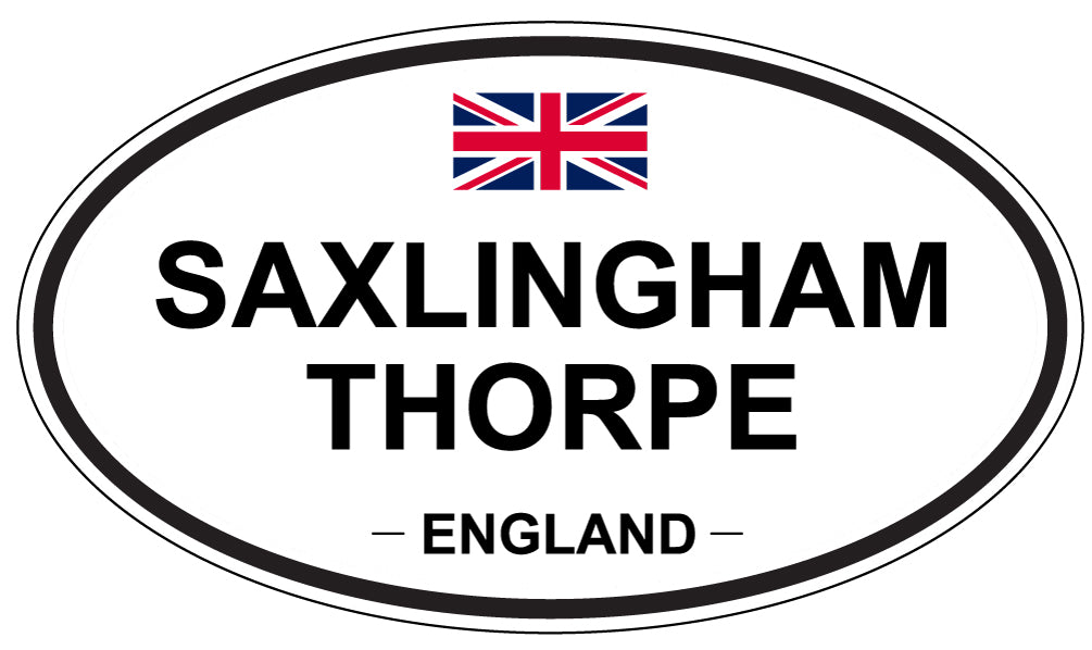 SAXLINGHAM THORPE, England - Oval Magnet