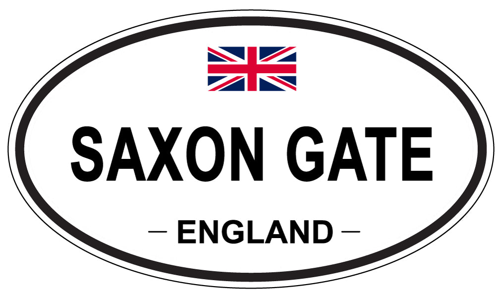 SAXON GATE, England - Oval Magnet