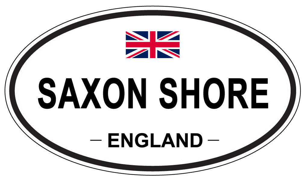 SAXON SHORE, England - Oval Magnet