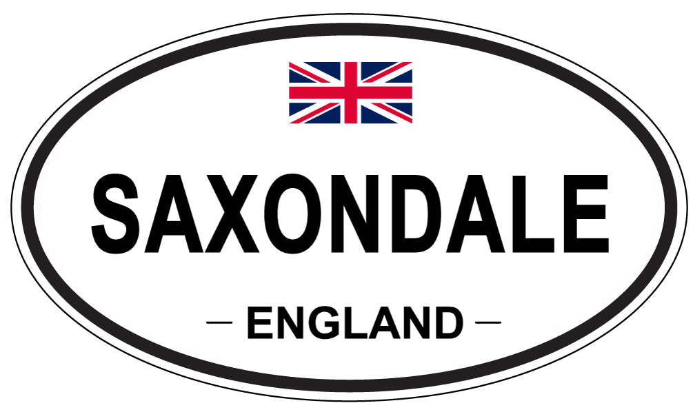 SAXONDALE, England - Oval Magnet