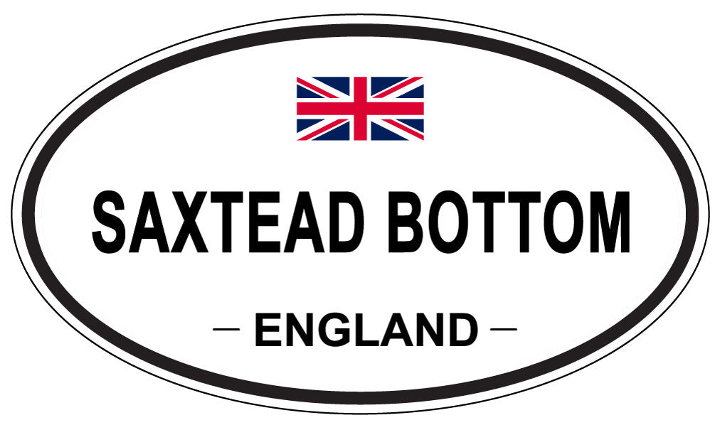SAXTEAD BOTTOM, England - Oval Magnet