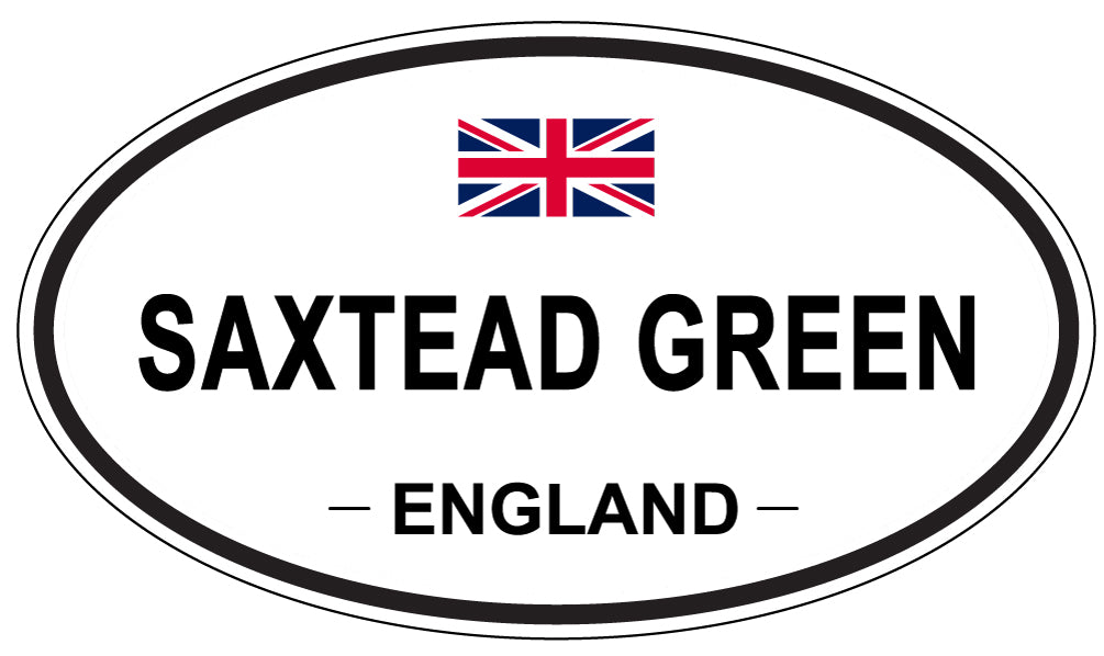 SAXTEAD GREEN, England - Oval Magnet