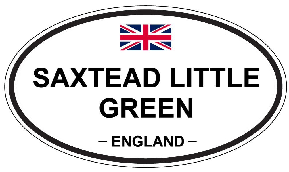 SAXTEAD LITTLE GREEN, England - Oval Magnet