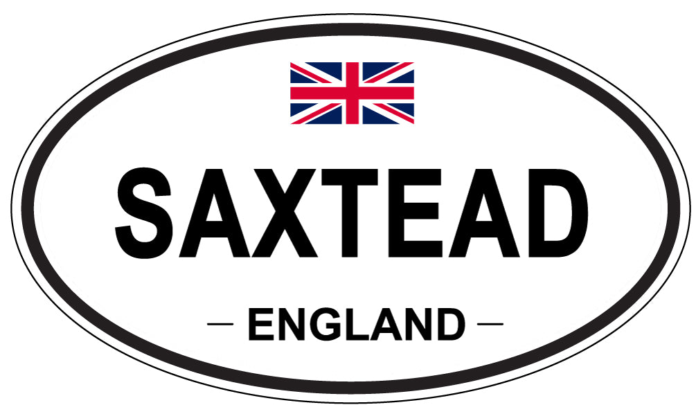 SAXTEAD, England - Oval Magnet